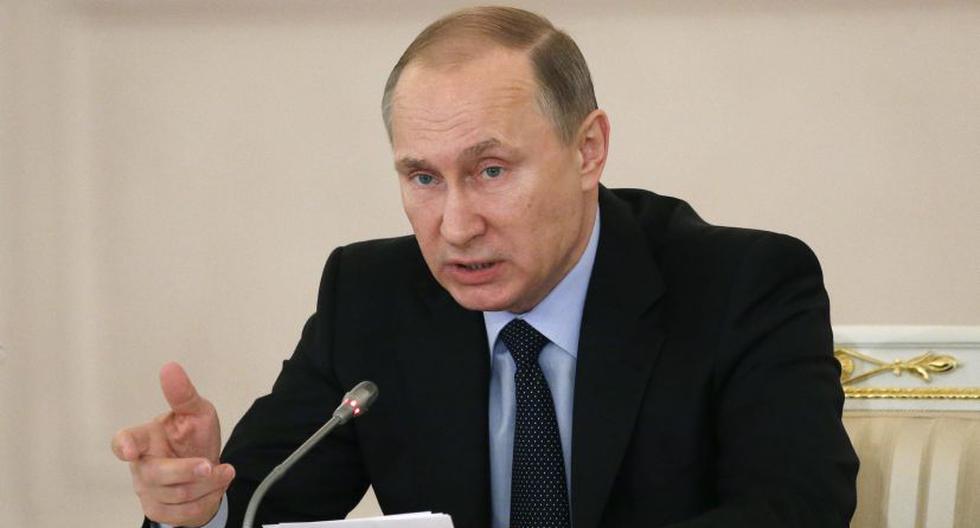 Vladimir Putin responde al ser acusado de 'corrupto' por EEUU. (Foto: EFE)