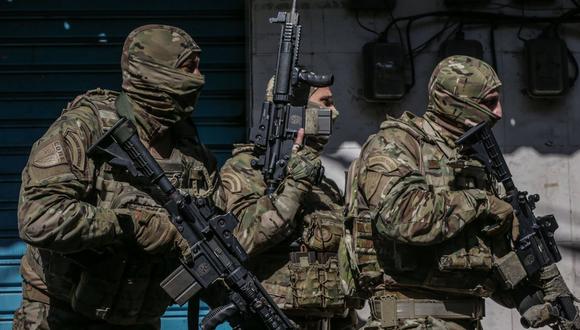 La Policía Militar de Río de Janeiro mató a 18 personas durante una operación en las favelas del Complexo do Alemão la semana pasada. (EPA).