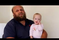 Padre le dedica hermoso mensaje a su hija con síndrome de down