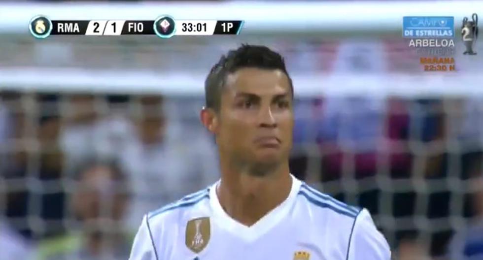 Cristiano Ronaldo marcó el segundo gol del Real Madrid ante la Fiorentina en el Trofeo Bernabéu. (Video: YouTube)