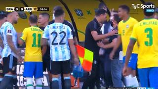 TyC Sports se burla de Brasil tras paralización del partido ante Argentina por Eliminatorias
