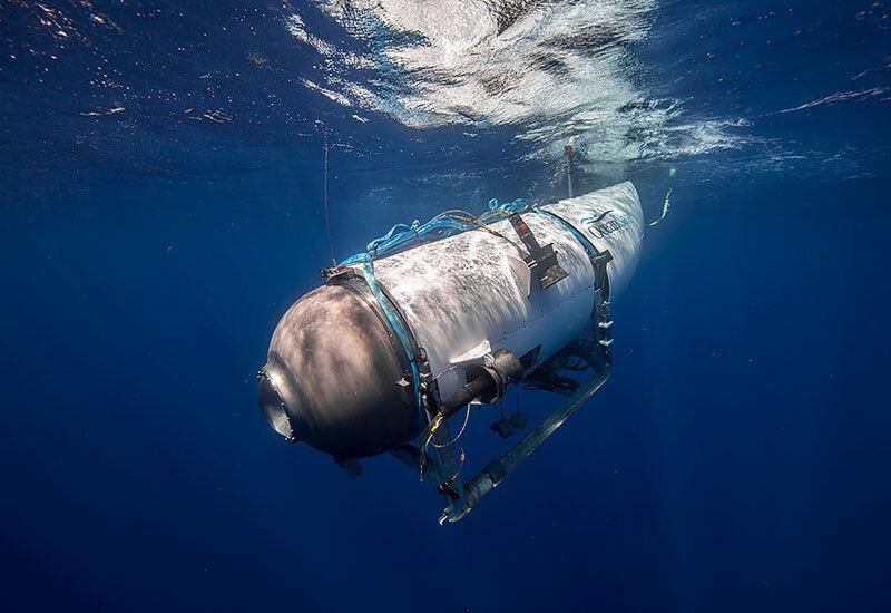 The Titan submersible descended to the depths of the Atlantic Ocean on Sunday the 18th and lost communication with the surface an hour and 45 minutes after the journey began.  (GETTY IMAGES).