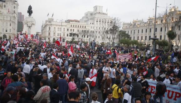 Los manifestantes se concentrarán en la plaza San Martín este jueves, un día antes de que el Congreso de la República decida el destino del CNM.