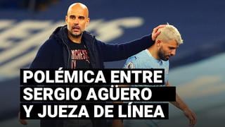 Pep Guardiola respaldó Sergio Agüero por la polémica con la árbitra asistente