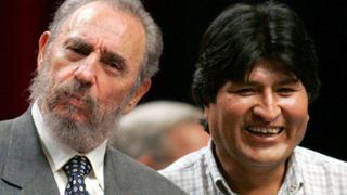 Fidel Castro respaldó a Evo Morales en demanda marítima boliviana