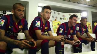 YouTube: jugadores del Barcelona se enfrentan por el FIFA 15