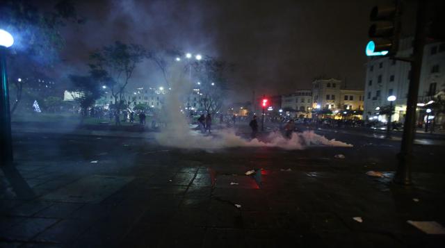 El violento final de la segunda marcha juvenil en Lima (Fotos) - 1