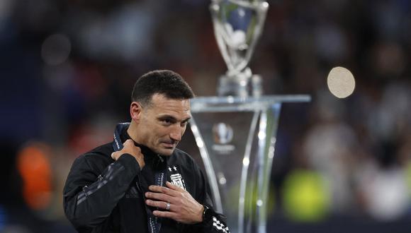 Lionel Scaloni ganó la Finalissima como entrenador de la Selección Argentina. (Foto: Reuters)