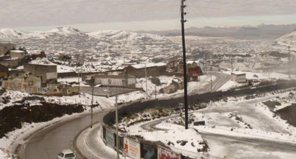 Senamhi informó que poblado de Tacna soportó temperatura de -16.8 grados en Perú. (Foto: USI)