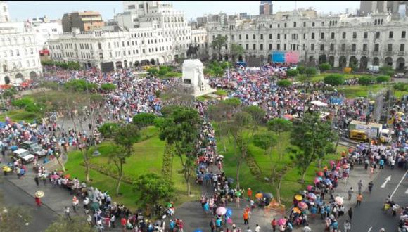 #ConMisHijosNoTeMetas: PNP calculó 68 mil personas en la marcha