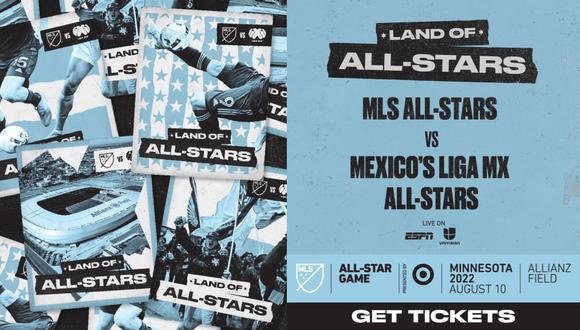 Las estrellas de MLS y Liga MX se enfrentarán en el All Star Game 2022.