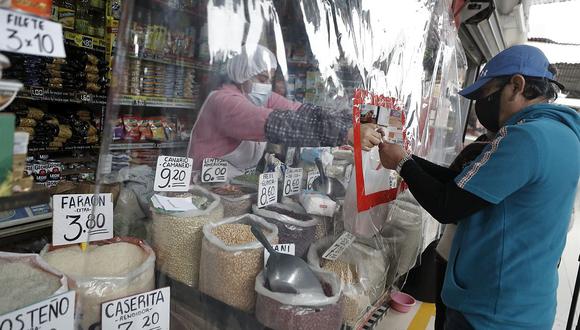 Los precios de algunos productos de la canasta básica siguen en aumento en los mercados de la capital. (Foto: César Campos | GEC)