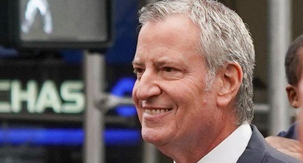 Bill de Blasio, alcalde de Nueva York, fue quien hizo el anuncio. (EFE/EPA/PORTER BINKS)