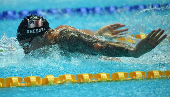Caeleb Dressel  superó la marca de Michael Phelps en 100 metro mariposa. (Foto: AFP)