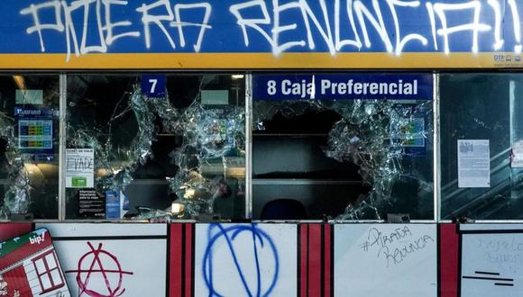 Numerosos negocios han sido destrozados en actos vandálicos en las últimas semanas. (Foto: Getty Images)