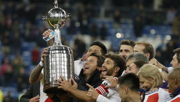 River Plate se coronó campeón de la Copa Libertadores tras vencer a Boca Juniors por 3-1 en el Santiago Bernabéu. ( Foto: AP).