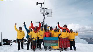 Instalan una estación meteorológica cerca a la cumbre del Ausangate en el Cusco