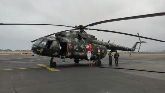 Helicóptero MI - 17del Ejército.