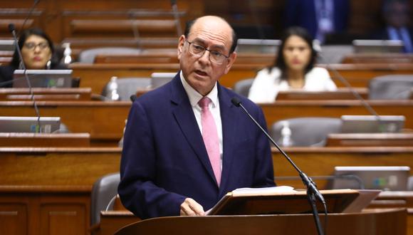 Aunque el tema que no estuvo en el pliego interpelatorio, Landa fue criticado por recurrir a la OEA. Foto: Congreso