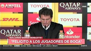 River vs. Boca: Guillermo Barros Schelotto y su dolor en la conferencia de prensa | VIDEO