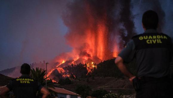 El volcán de La Palma está erupcionando desde hace más de una semana. (GETTY IMAGES).