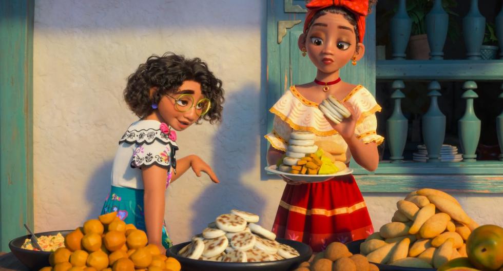As you can see, Colombian gastronomy has a special place in "Encanto".  What snack did you crave the most?  (Photo: Screenshot)