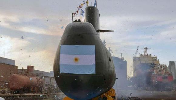 El ARA San Juan en una exhibición en Buenos Aires. (Foto: AFP/Ministerio de Defensa de Argentina).
