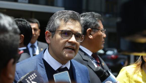 El fiscal José Domingo Pérez hizo un llamado a la prudencia al presidente del Poder Judicial. (Foto: José Saucedo/GEC)