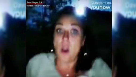 Mujer realizaba transmisión en vivo cuando cayó meteorito