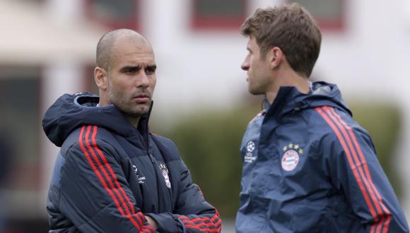 Bayern Múnich: disputa a gritos entre Müller y Pep Guardiola