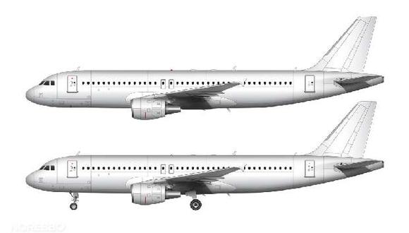 Viva Air utilizará este a320 de Airbus en las operaciones de la firma en Colombia y Perú. (Foto: Difusión)