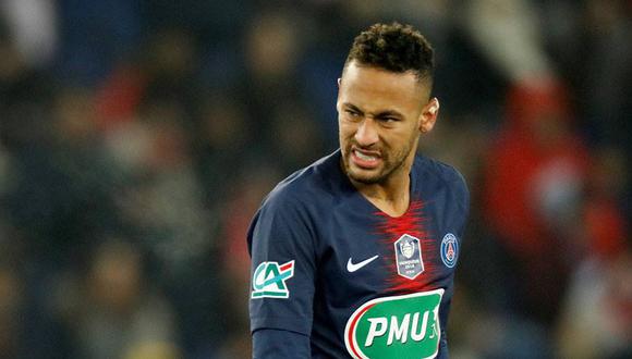 Neymar se perdería el partido de ida ante Manchester United por los octavos de final de la Champions League. (Foto: Reuters)