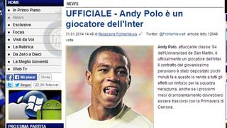 Fichaje de Polo al Inter de Milán es oficial, afirman en Italia