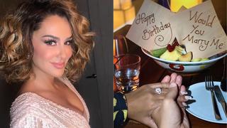 Ninel Conde se comprometió en matrimonio con su novio Larry Ramos