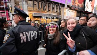 Extrema seguridad en Nueva York para la mega fiesta por Año Nuevo 2019 | FOTOS