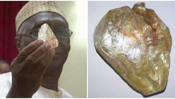 Sierra Leona: Pastor halla gigantesco diamante de 706 quilates
