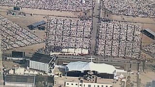 Francisco: vista aérea de la misa papal en Las Palmas [FOTOS]