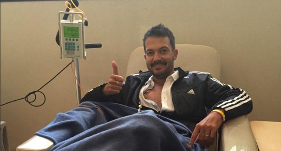 Fernando del Solar se recupera lentamente del c&aacute;ncer de pulm&oacute;n (Twitter)