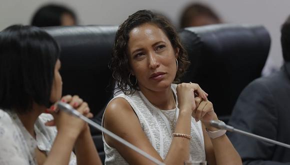 La congresista Paloma Noceda también dijo que puede evaluar inscribirse como militante de Acción Popular, su nueva bancada. (Foto: Renzo Salazar/ GEC)