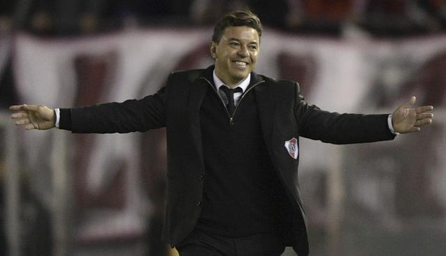 Marcelo Gallardo ha ganado 11 títulos con River Plate como entrenador. (Photo by JUAN MABROMATA / AFP)