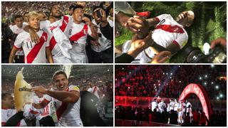 Selección peruana y la celebración tras clasificar a Rusia 2018