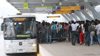 Metropolitano: así cambiarán los servicios desde el lunes 30