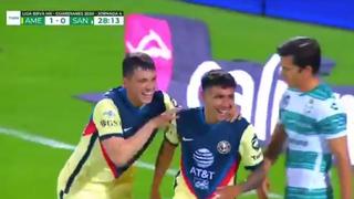 América vs. Santos Laguna: Leo Suárez anotó el 2-0 y gol 5000 de la águilas en la historia del fútbol mexicano | VIDEO