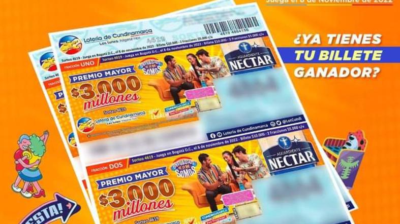 Lotería de Cundinamarca: sorteo, resultados y premio del lunes 7 de noviembre