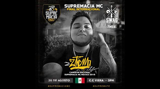 Zticma de México. Campeón Nacional Supremacía MC México 2018. (Foto: Supremacía MC)