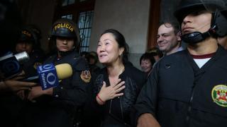 Keiko Fujimori recupera su libertad tras ocho días bajo detención