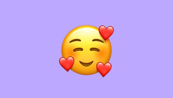 WhatsApp Qu significa el emoji de la carita con corazones