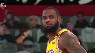 Lakers vs. Miami Heat: LeBron James y el genial robo para su primer clavado de la noche | VIDEO