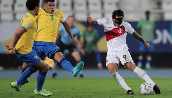 Gianluca Lapadula lleva dos goles en lo que va de la presente Copa América 2021. (Foto: EFE)