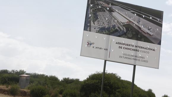 Aún no se comienza la construcción del Aeropuerto Internacional de Chinchero. (Foto: Andina)